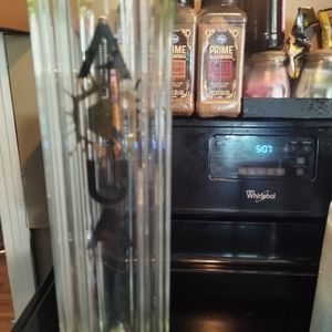 16 inch aqua works glass tobacco water pipe